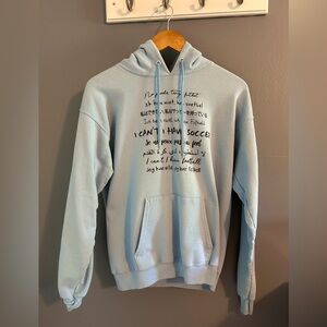 Light Blue soccergrlprobs “I can’t I have soccer” UNITY hoodie